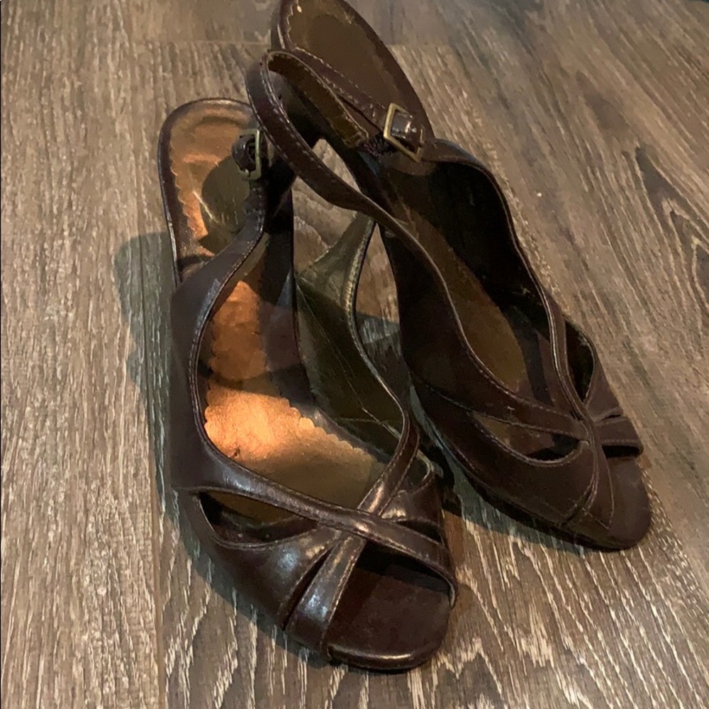 Strappy heels